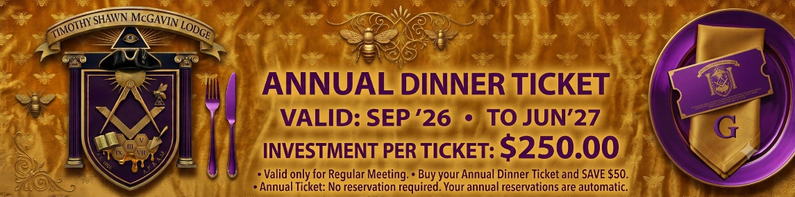 Annual Dinner Ticket